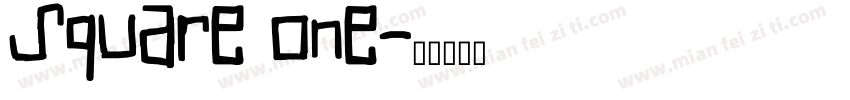 square one字体转换